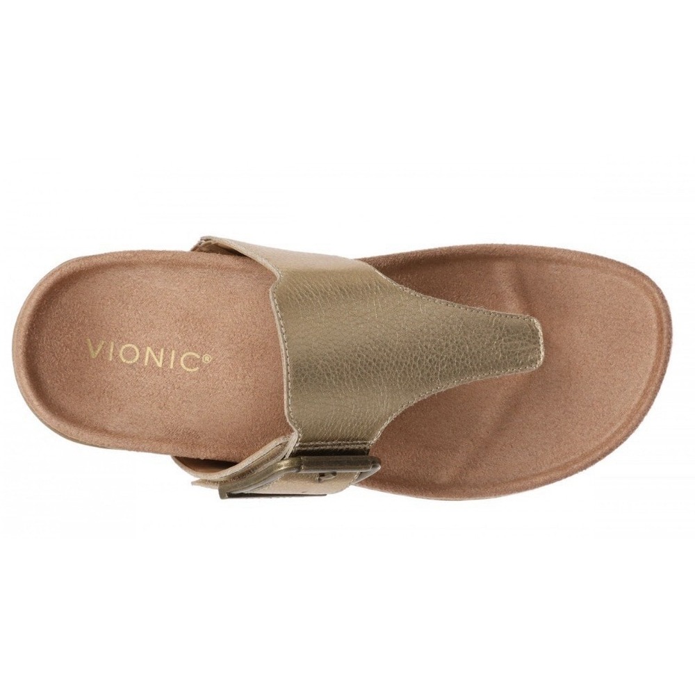 Vionic Emma Women's Thong Sandal W/ Arc Support Sz 7.5 Wide Uk 5 EU 38 - Picture 3 of 7